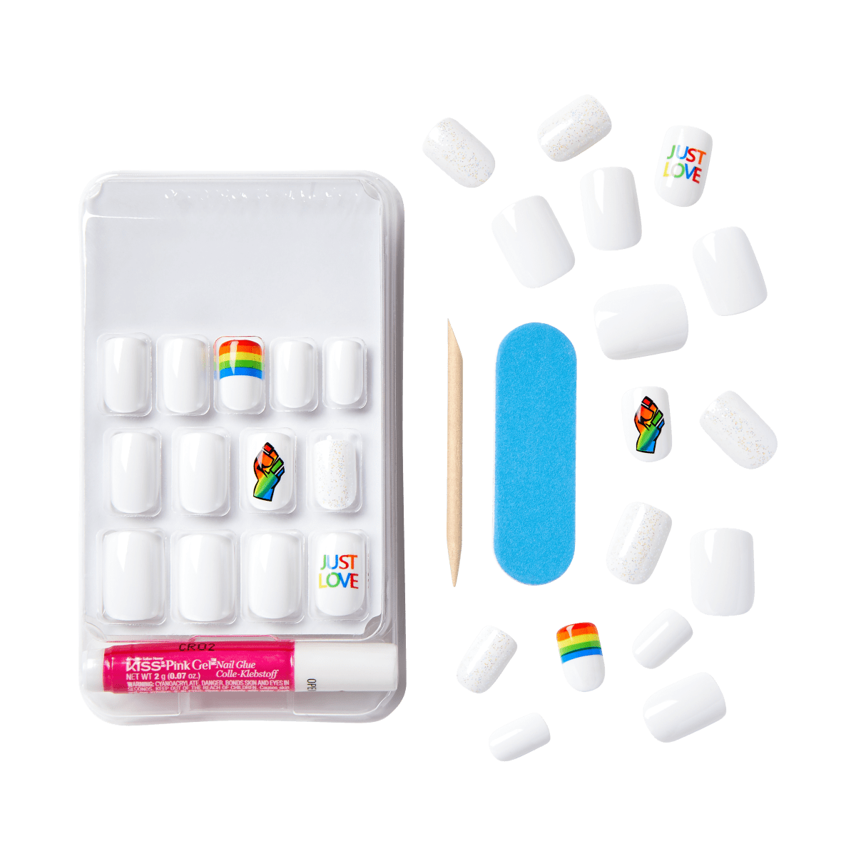 KISS Special Design Pride Nails - Spicy