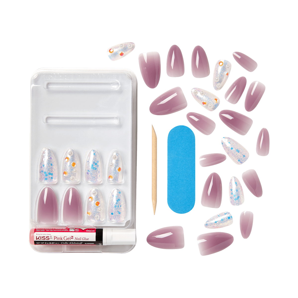 KISS Gel Fantasy Jelly Nails - Starlight