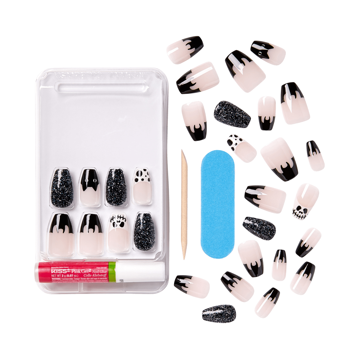 KISS Halloween Special Design Nails - Here&