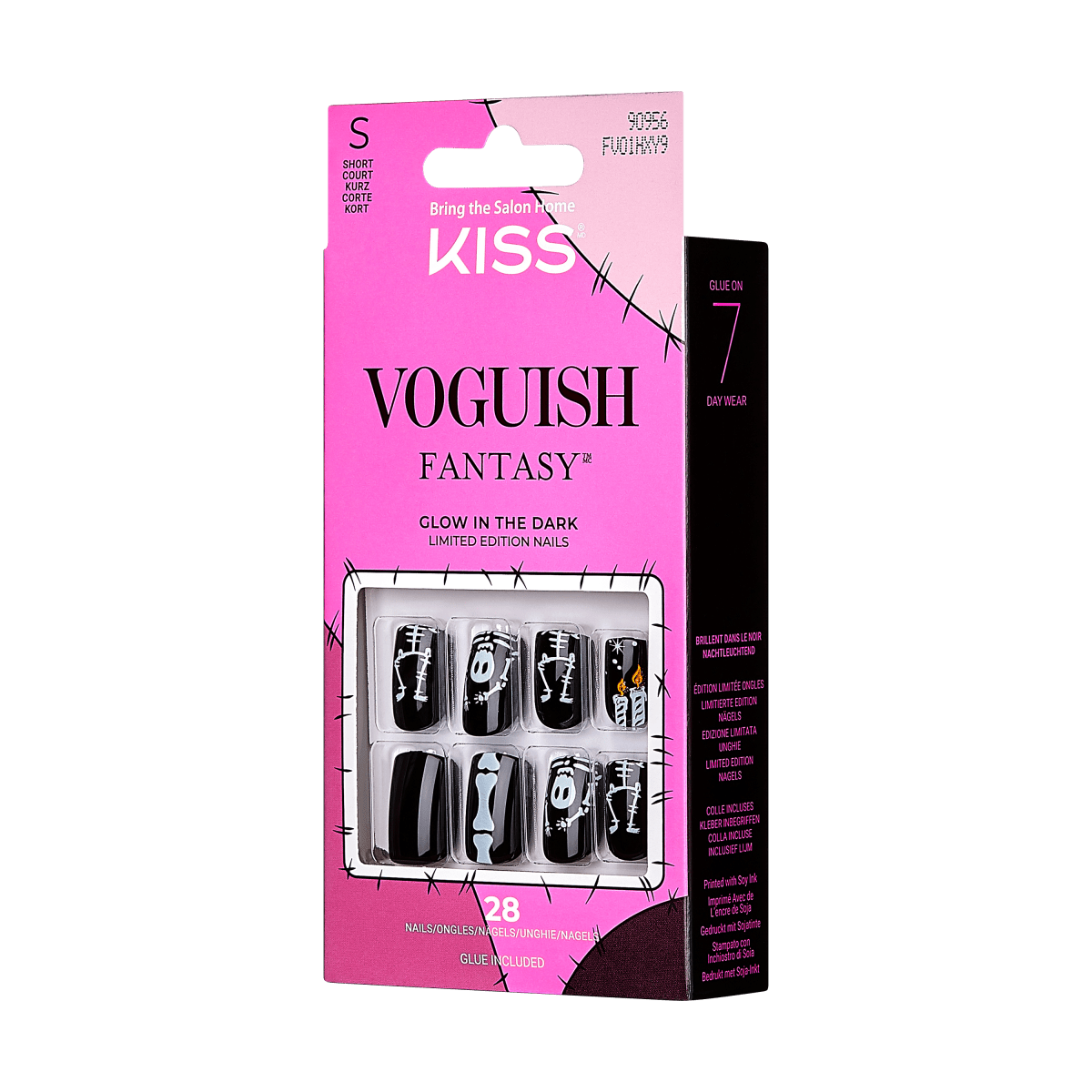 KISS Voguish Fantasy Glow-In-The-Dark Halloween Nails - The thing