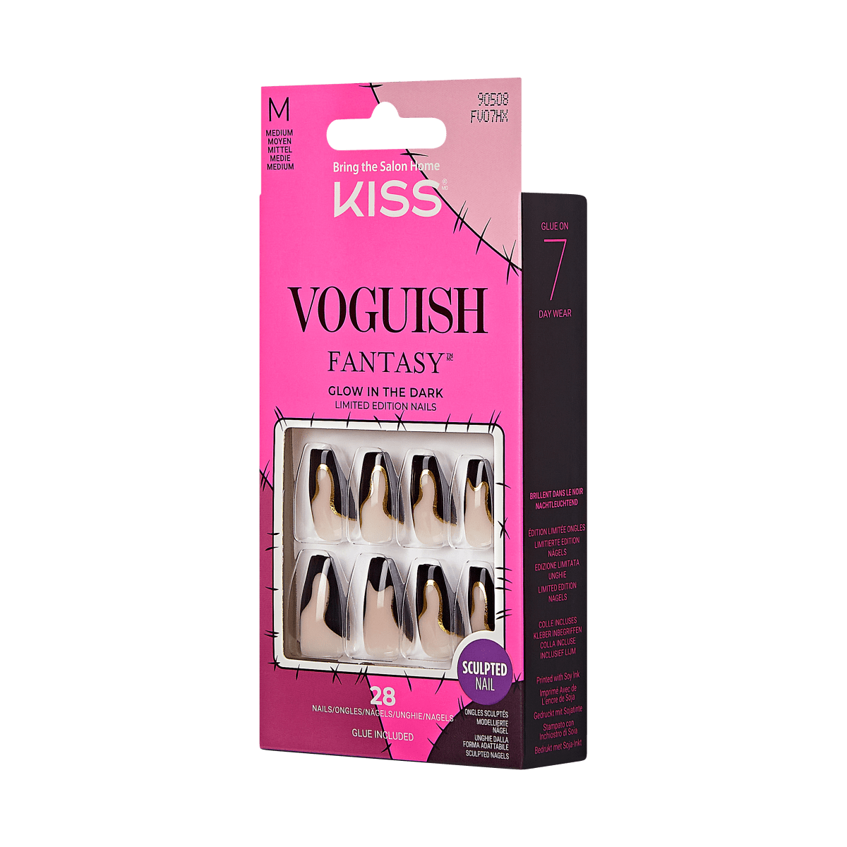 KISS Voguish Fantasy Halloween Nails - Franken-tastic