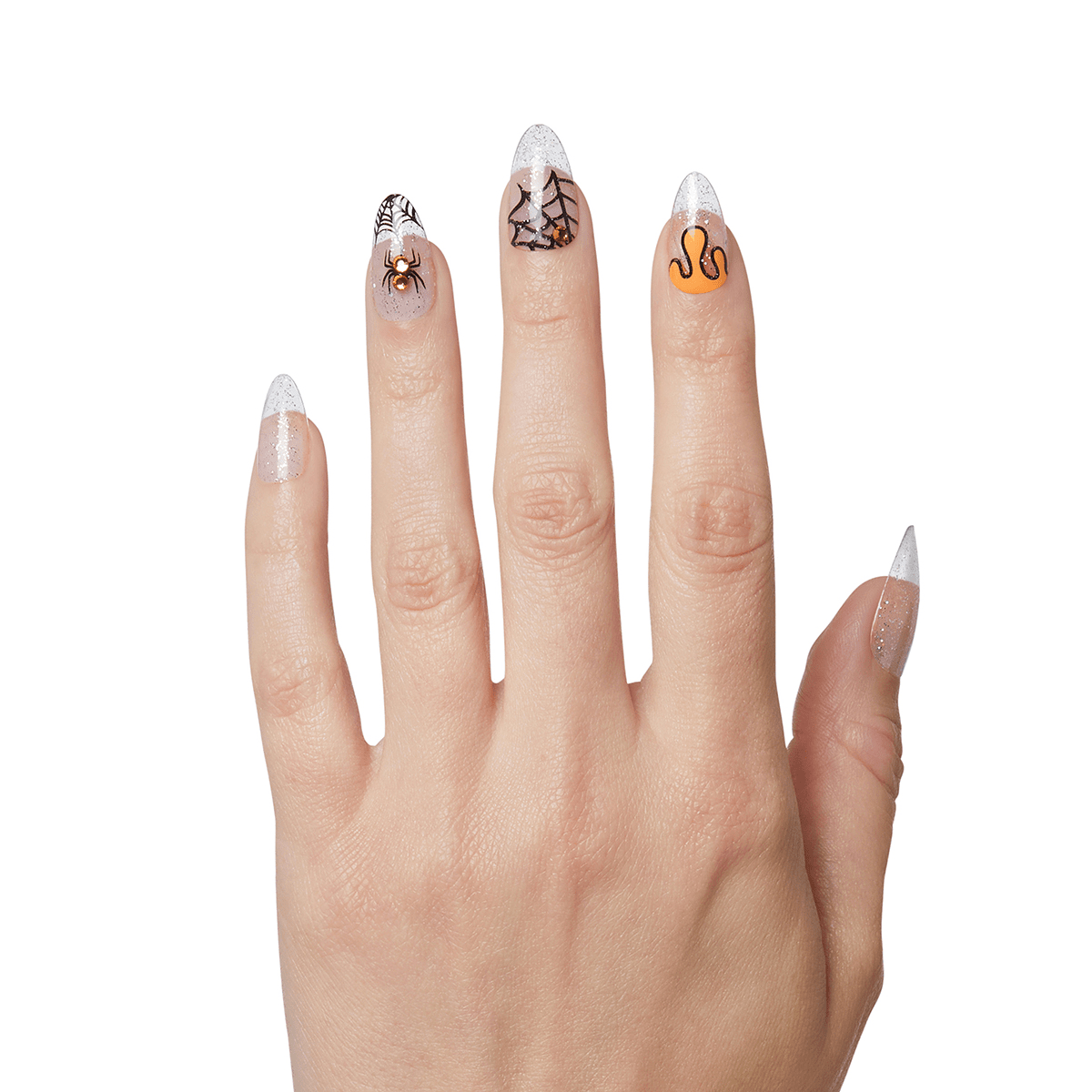 KISS Voguish Fantasy Glow-In-The-Dark Halloween Nails - Devilish