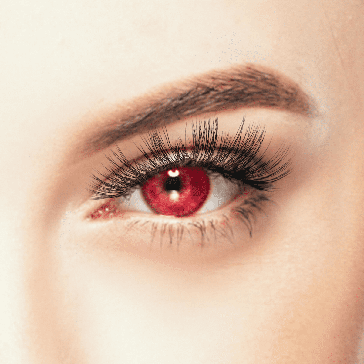 KISS Halloween False Eyelashes - Samantha (Crisscross Cat-Eye)