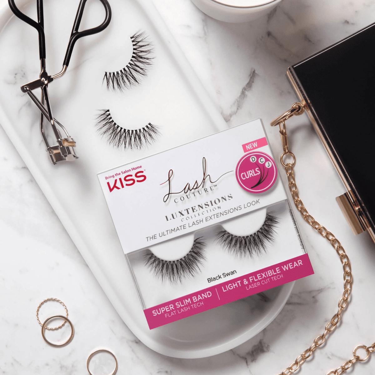 KISS Lash Couture LuXtension - Strip 04 Black Swan