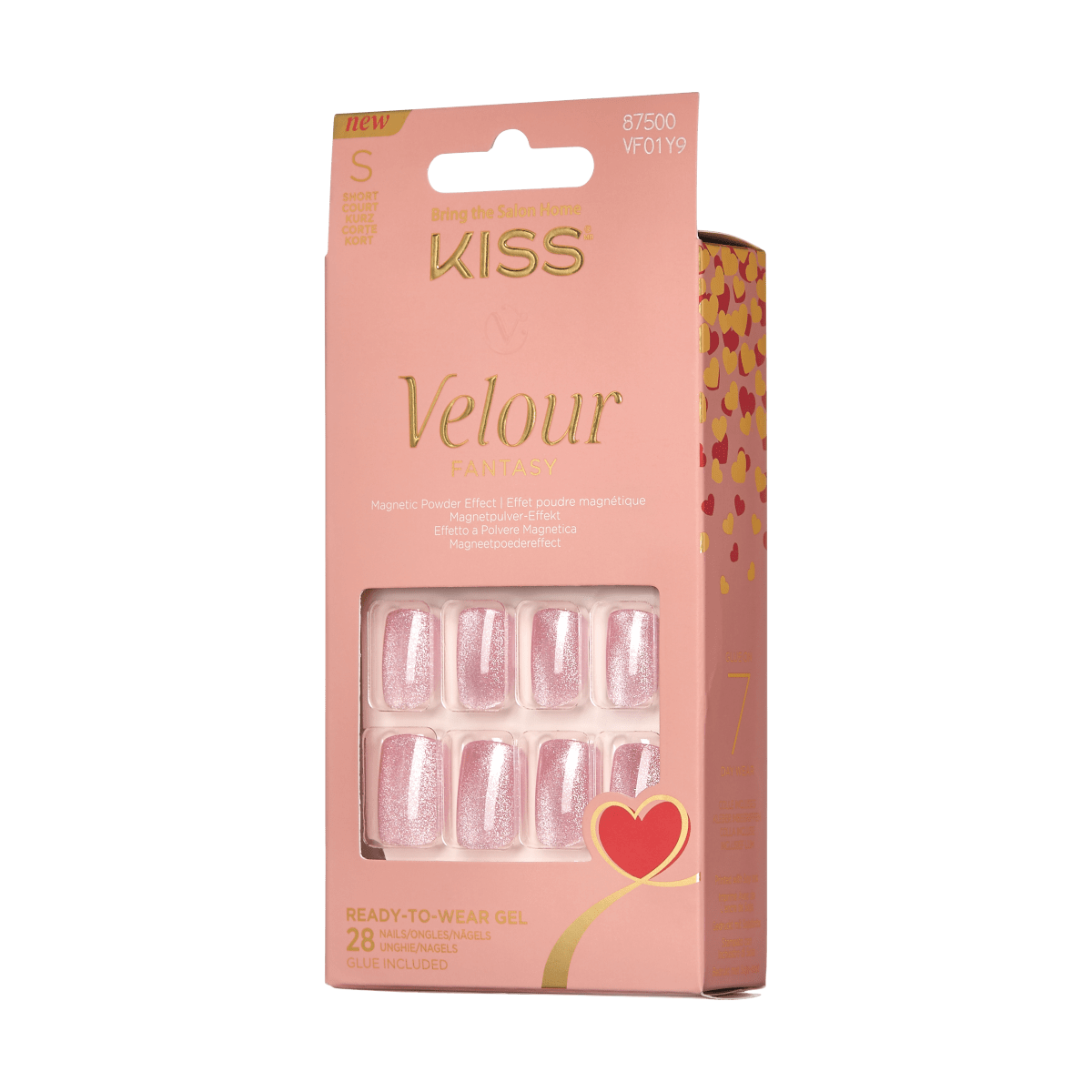 KISS Velour Fantasy Nails - Pink Lemonade