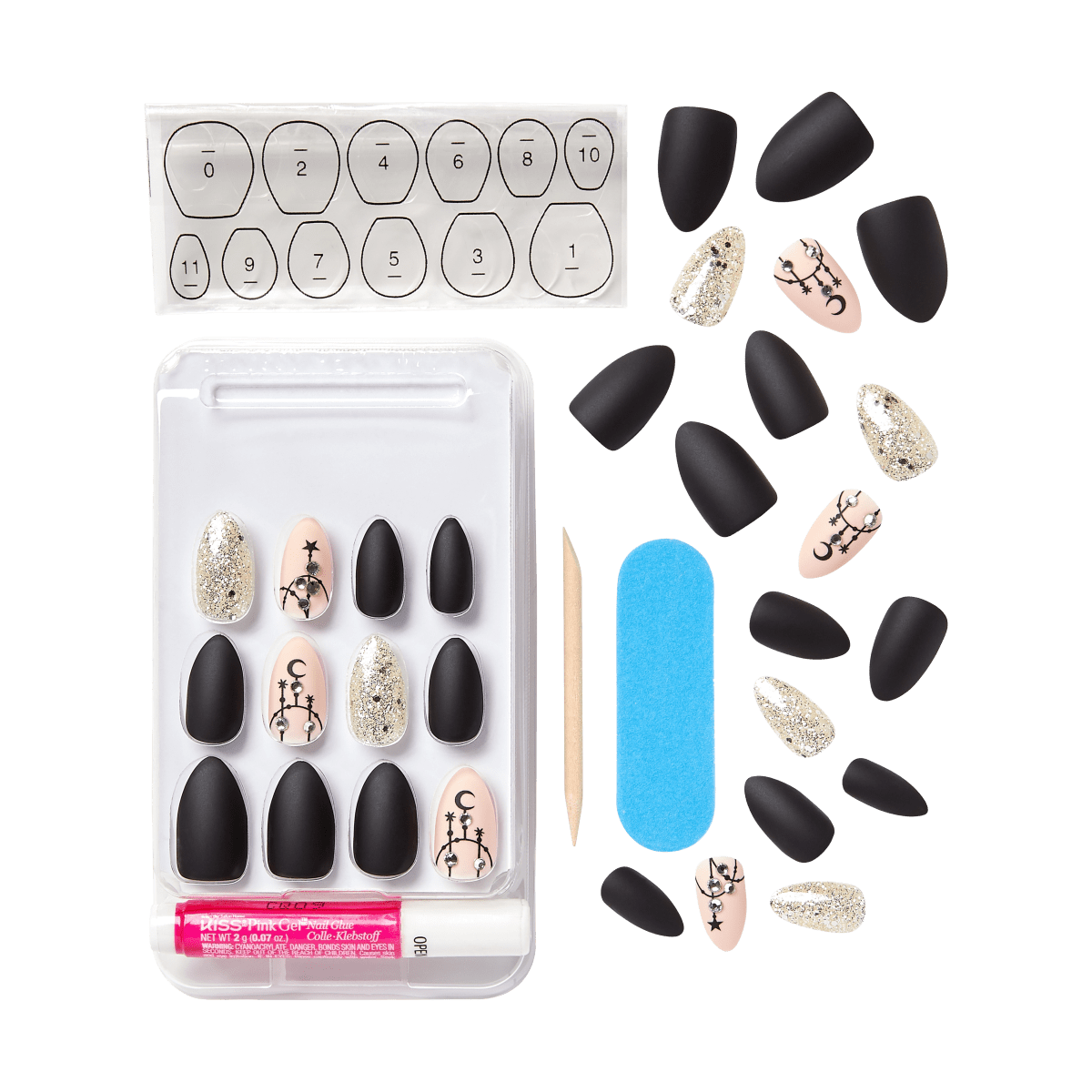 KISS Halloween Special Design Nails - Circus Circus