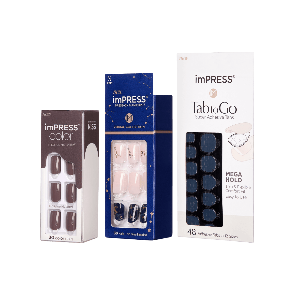 imPRESS Press-On Manicures Zodiac & Tab to Go Set – Cancer