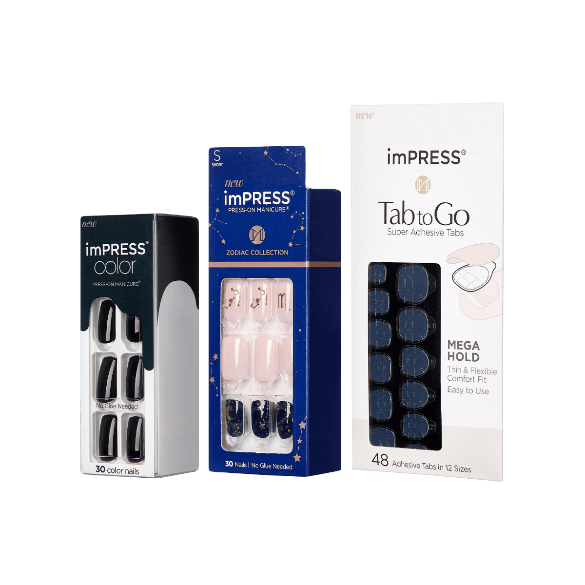 imPRESS Press-On Manicures Zodiac & Tab to Go Set – Scorpio