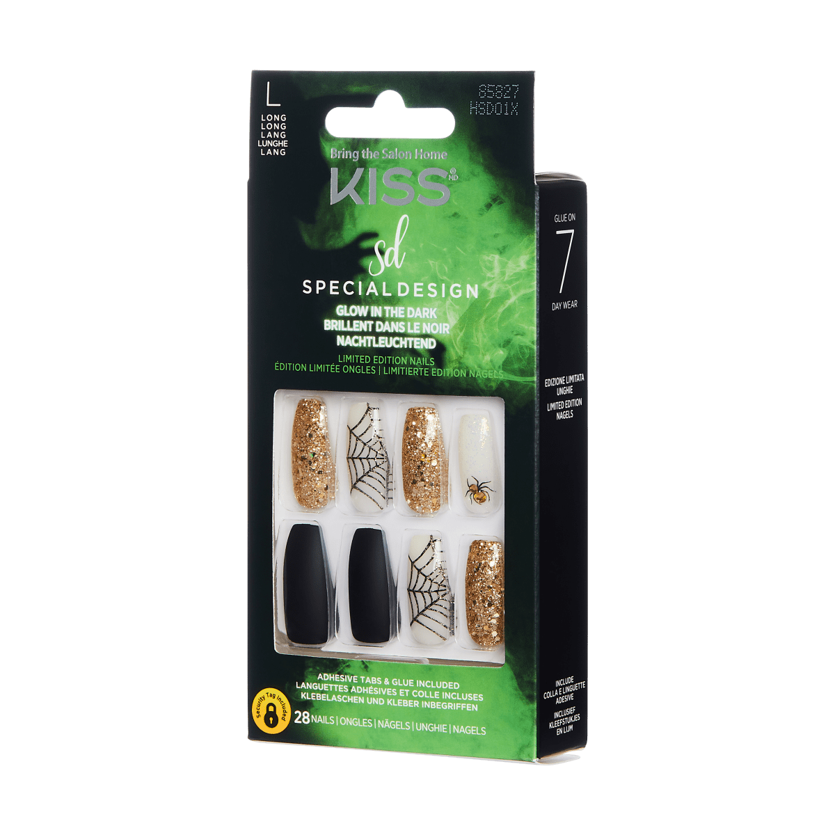 KISS Halloween Special Design Nails - Ghost Town