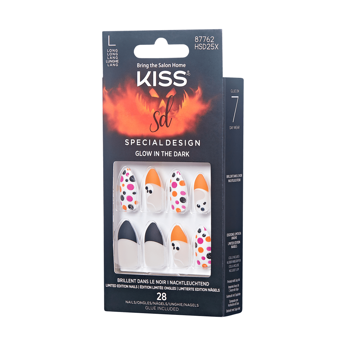 KISS Halloween Special Design Nails - Be Afraid