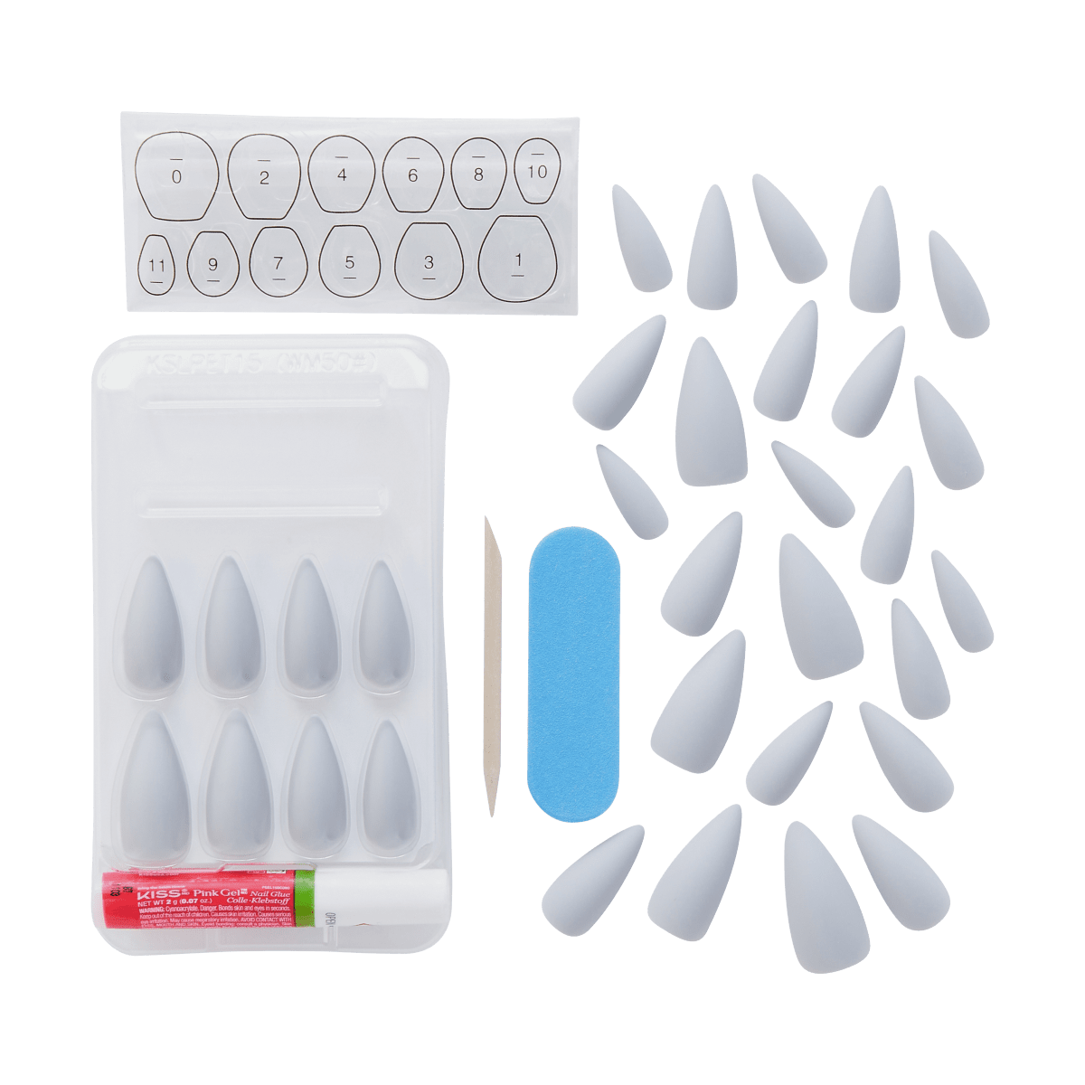 KISS Gel Fantasy Sculpted Nails - Start Over