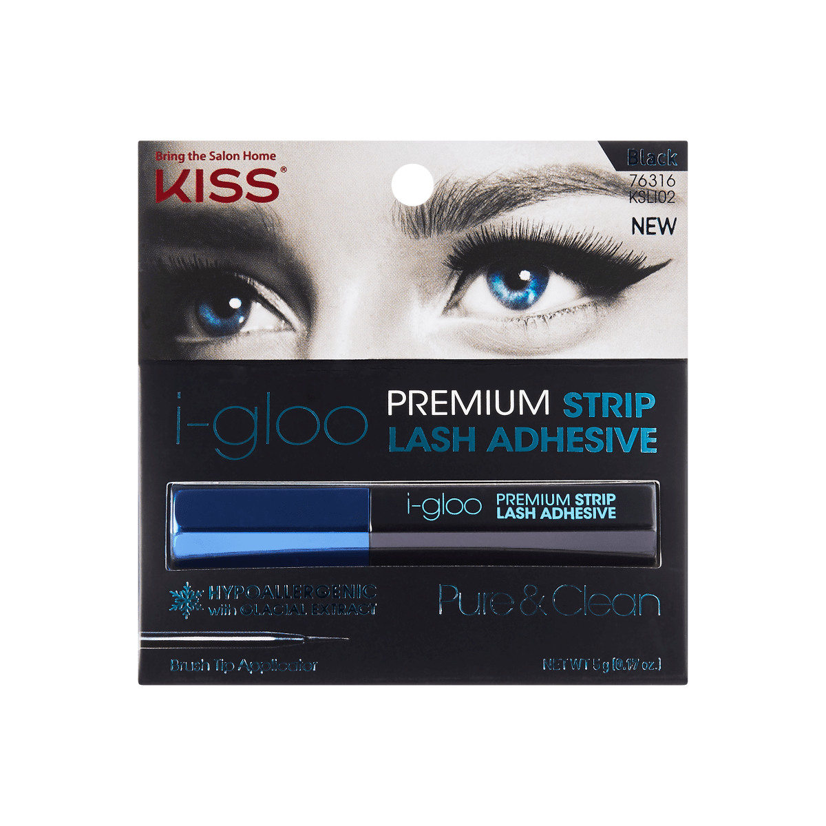 KISS Igloo Strip Lash Adhesive - Black