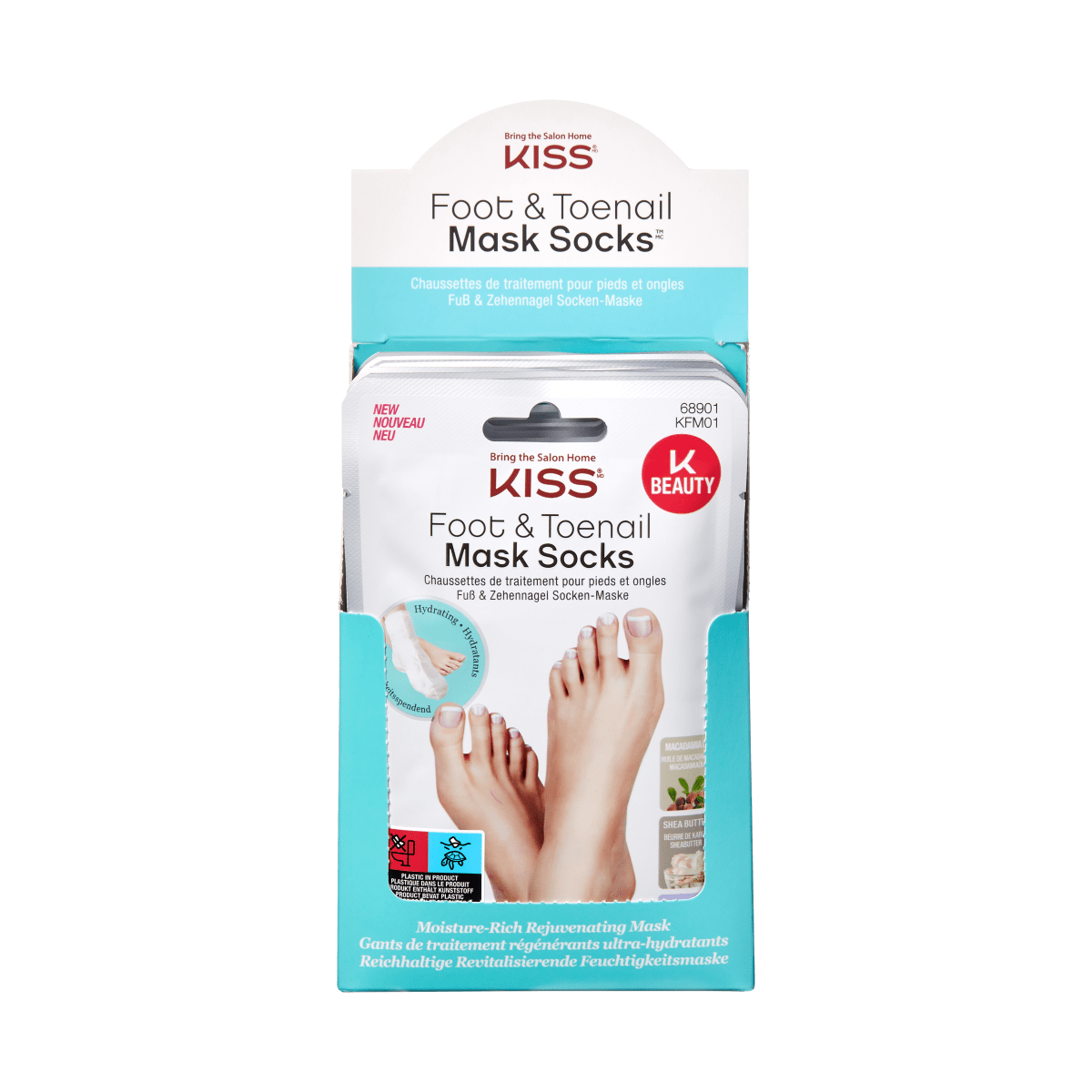 KISS Foot & Toenail Mask Socks