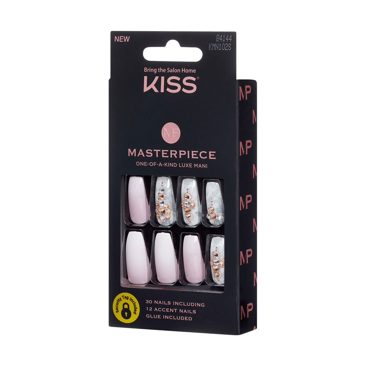 KISS Masterpiece Nails - Roses And Gold