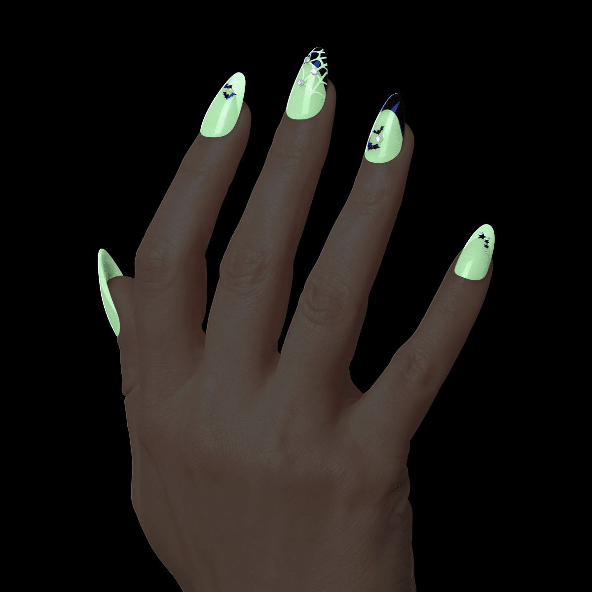 KISS Voguish Fantasy Halloween Nails - Howl-a-ween