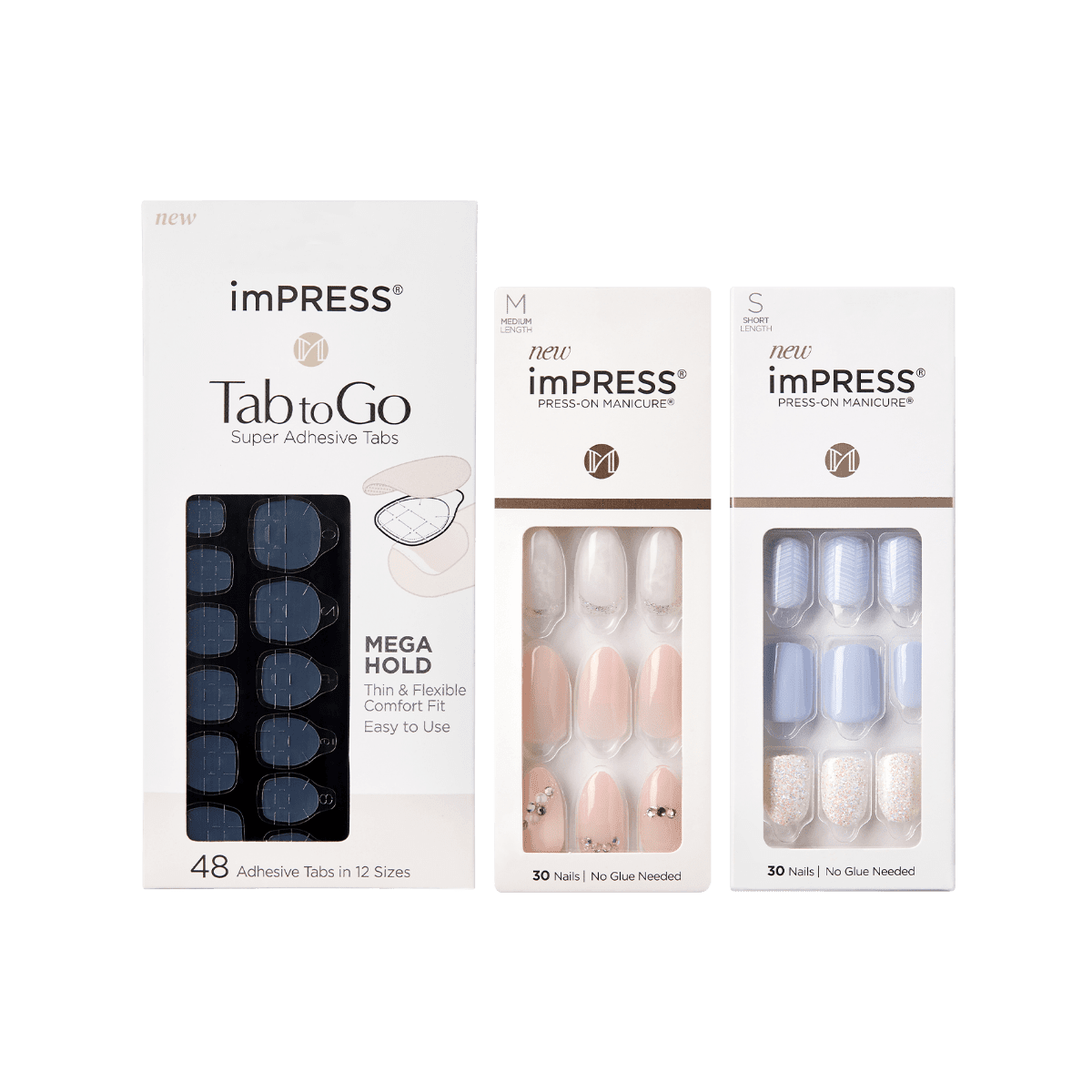 imPRESS Press-On Manicures & Tab to Go Set – Beach Party