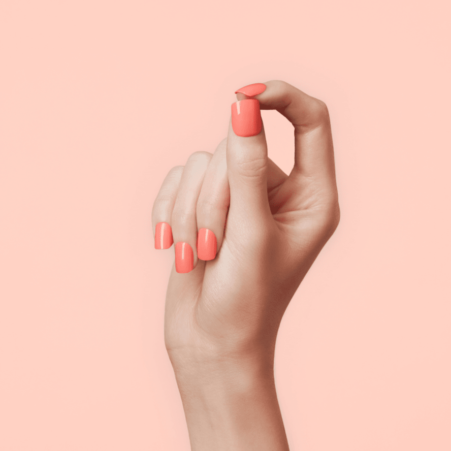 imPRESS Color Press-on Manicure - Salmon