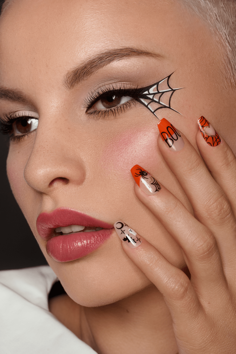 KISS Voguish Fantasy Glow-In-The-Dark Halloween Nails - Nightmare
