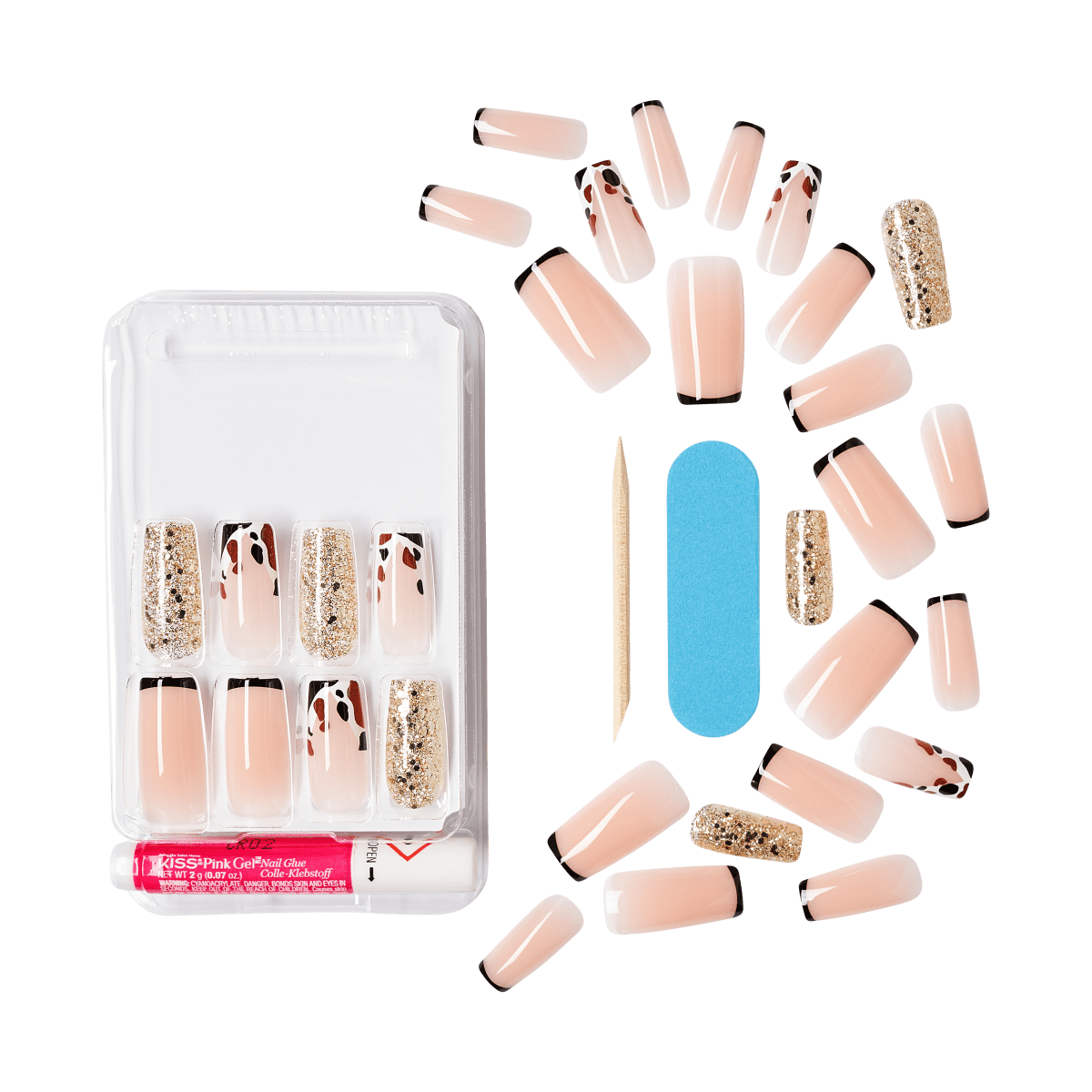 KISS Voguish Fantasy Nails - Tortoise