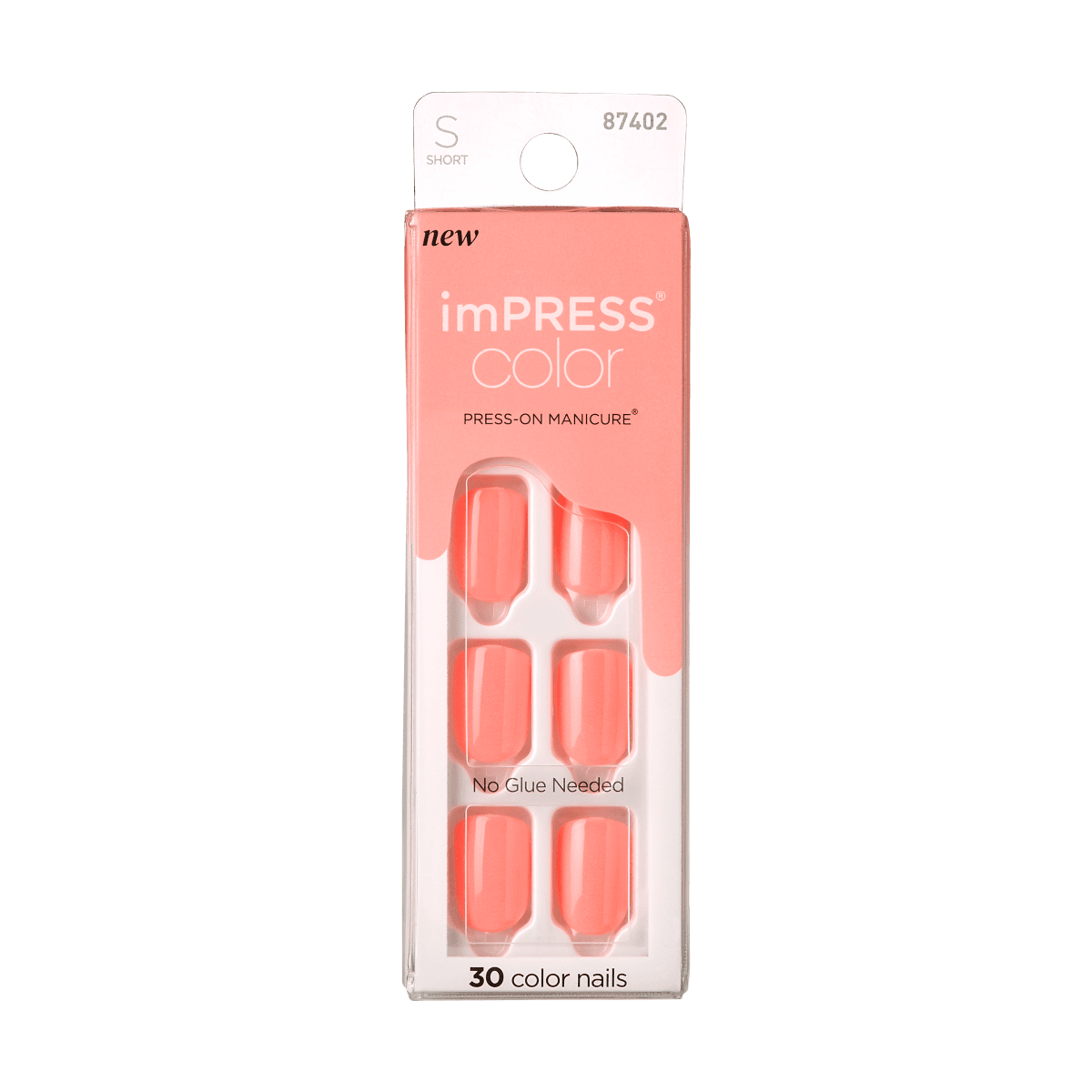 imPRESS Color Press-On Manicure - Orange Squeeze