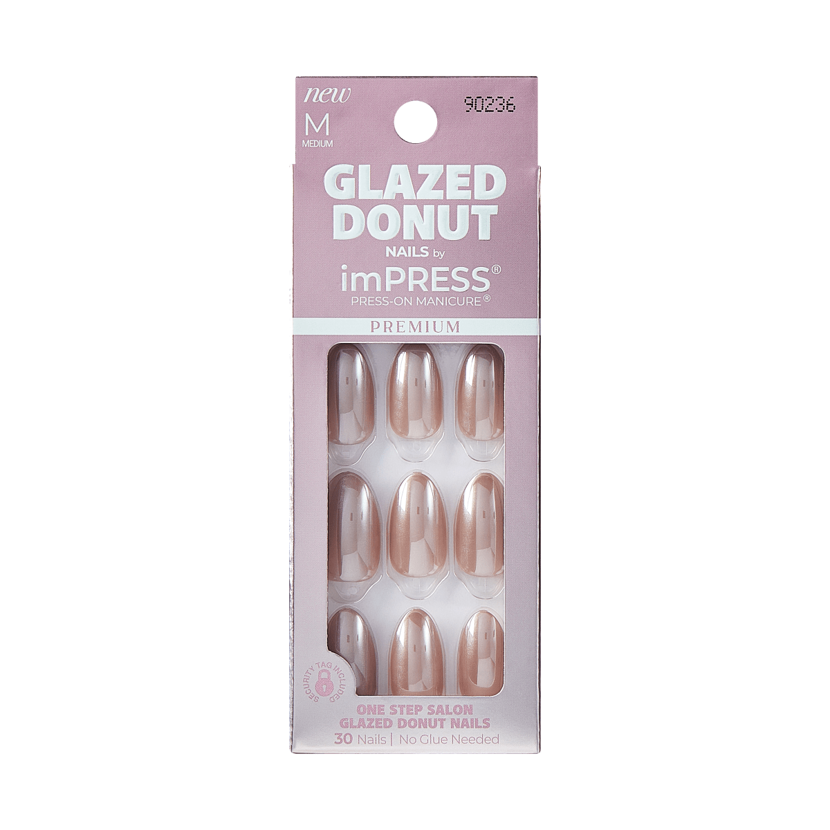 imPRESS Glazed Donut Press-On Manicure - Chocolate Glazed