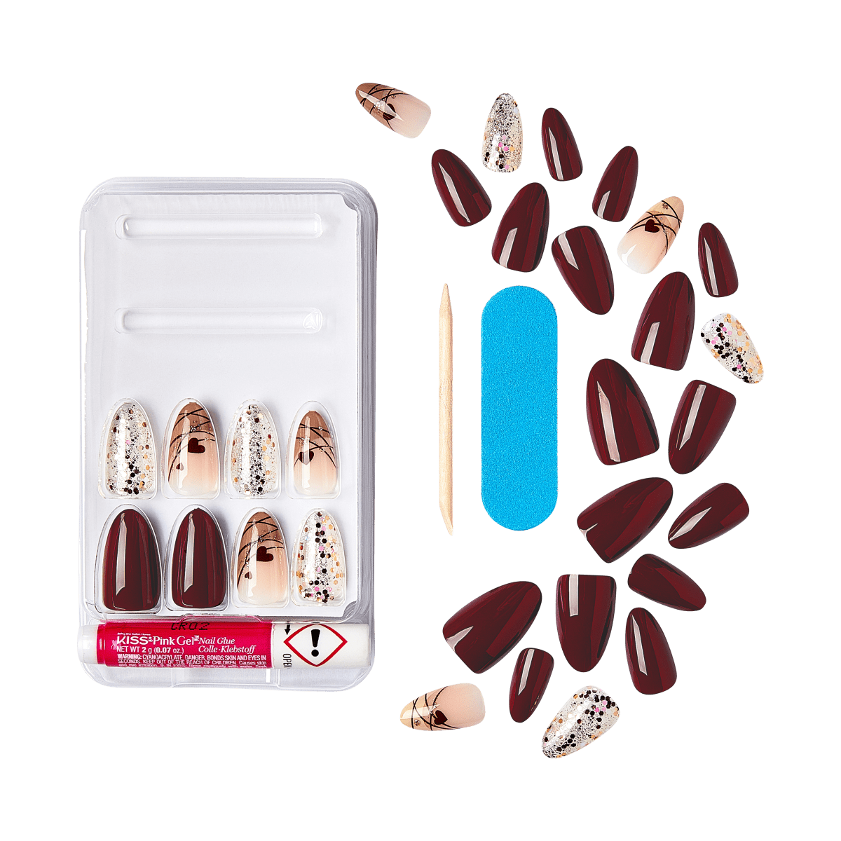 KISS Voguish Fantasy Nails - Sweet and Sour