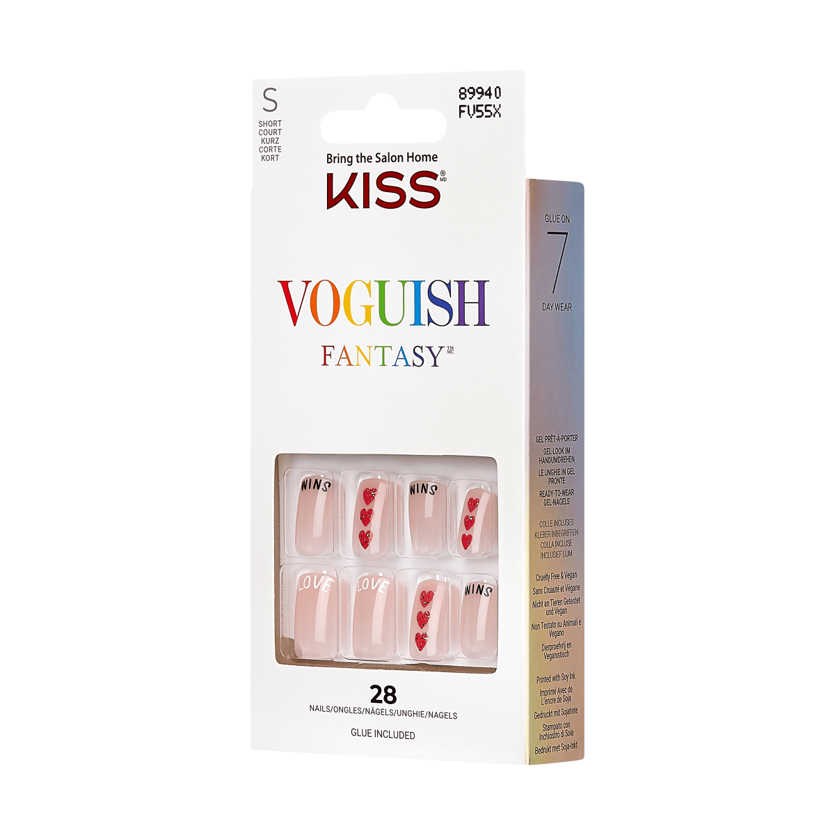 KISS Voguish Fantasy Pride Nails - Love Wins