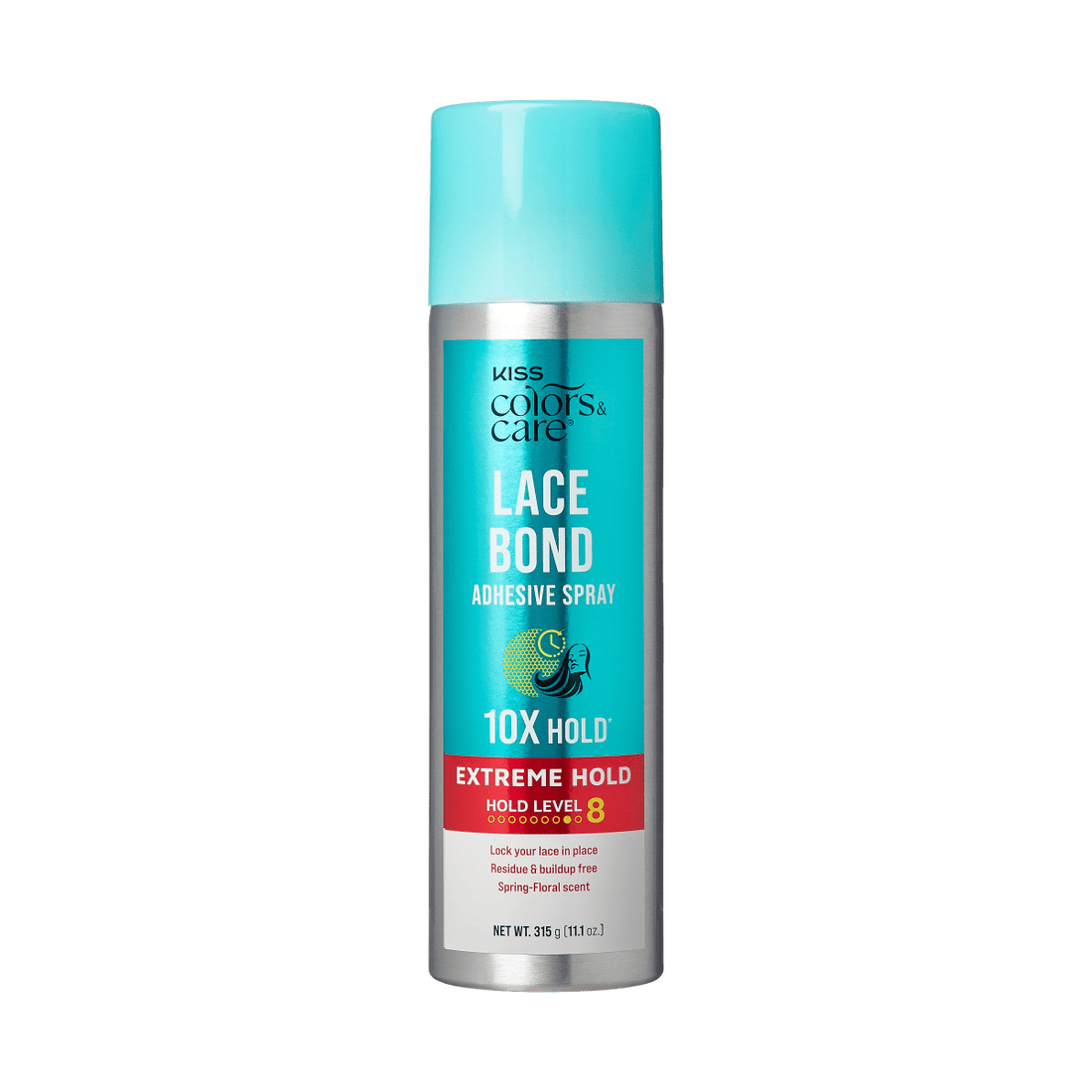 KISS Colors &amp; Care Lace Bond Adhesive Spray Extreme Hold, 11.1 oz.