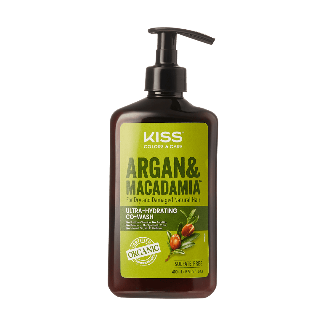 KISS Colors &amp; Care Argan &amp; Macadamia Co-Wash 400ml