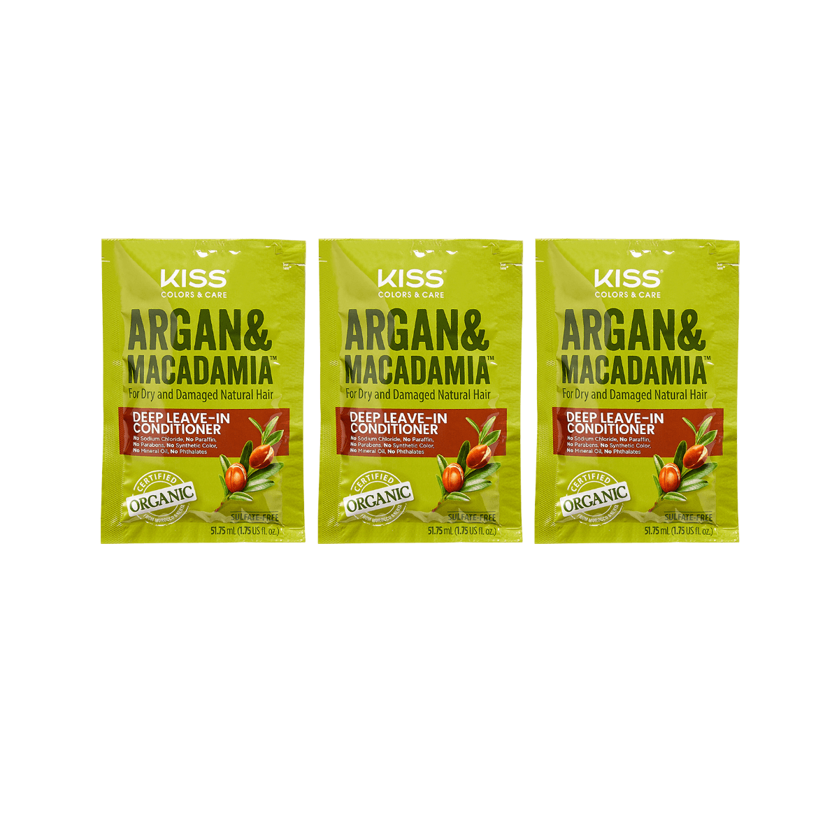 Leave-In Conditioner - Argan Macadamia Moisturizing 3-Pack