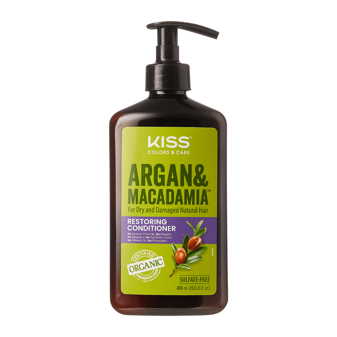 KISS Colors &amp; Care Argan &amp; Macadamia Restoring Conditioner 400ml