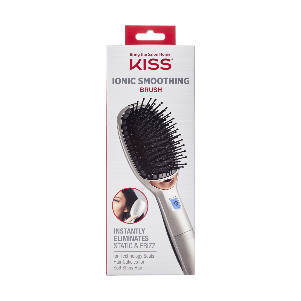 Kiss products professional ceramic hair hotsell styling comb straightener gold edition