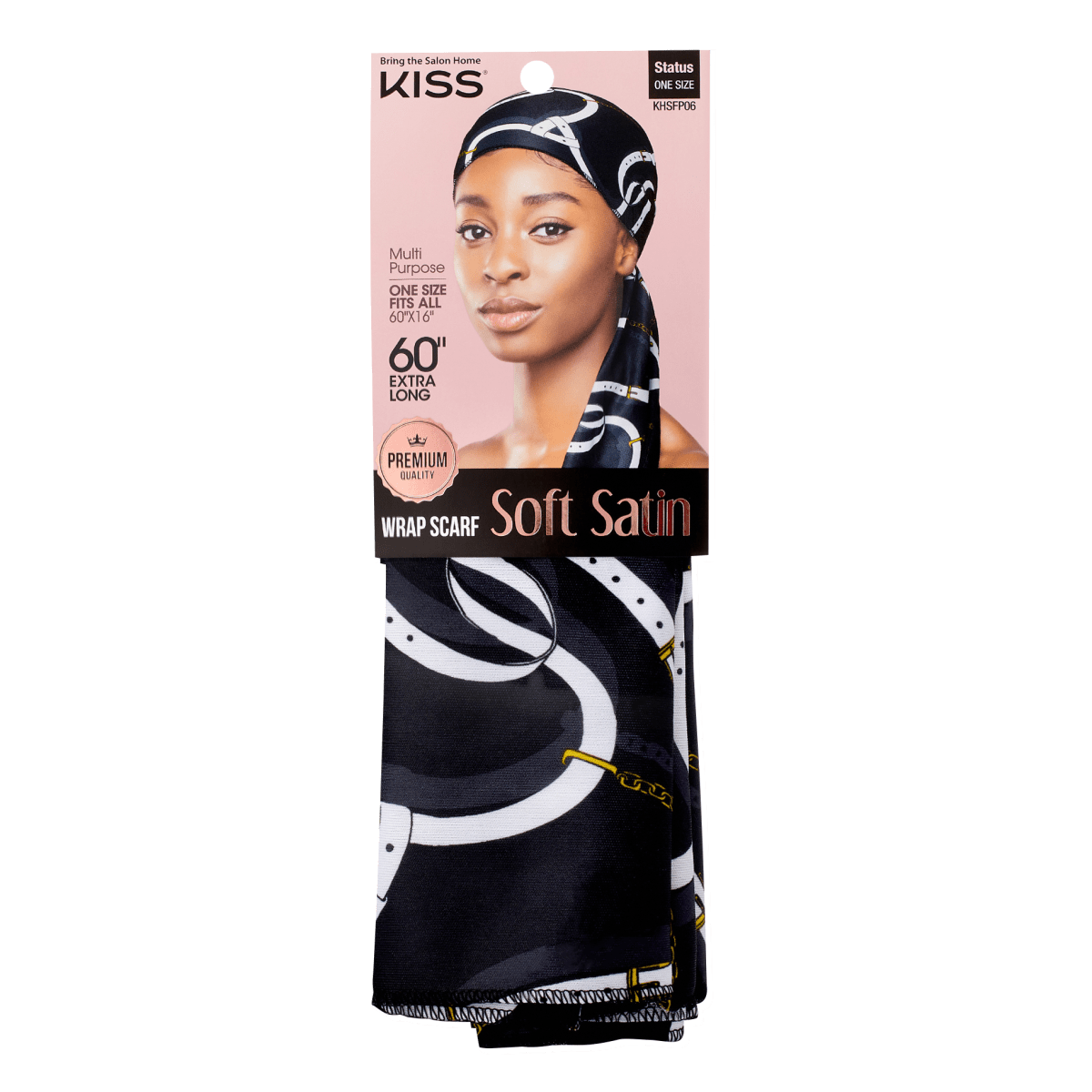 KISS Colors &amp; Care Soft Satin Wrap Scarf  - Status