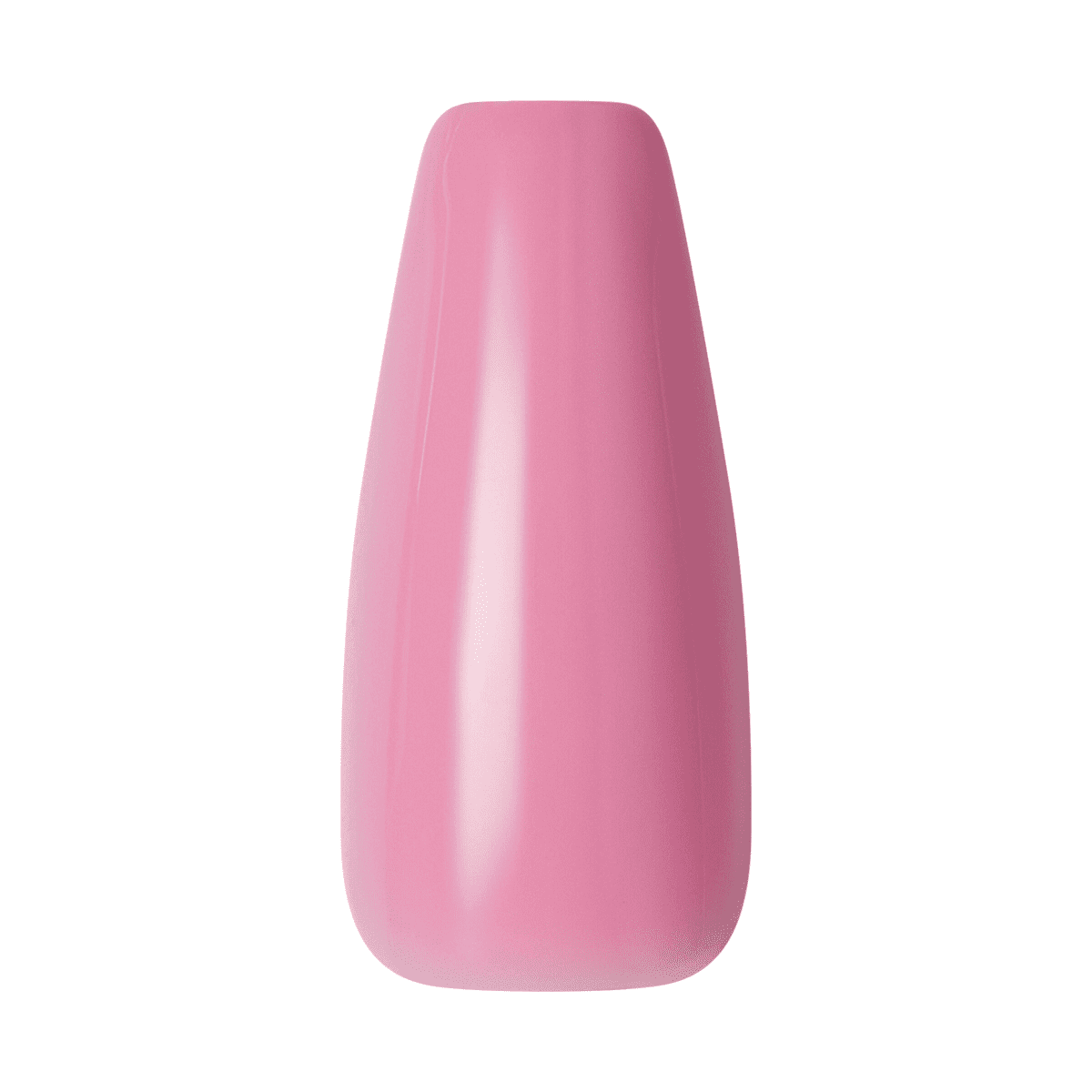 KISS Gel Fantasy, Press-On Nails, Countless Times, Pink, Long Coffin, 28ct