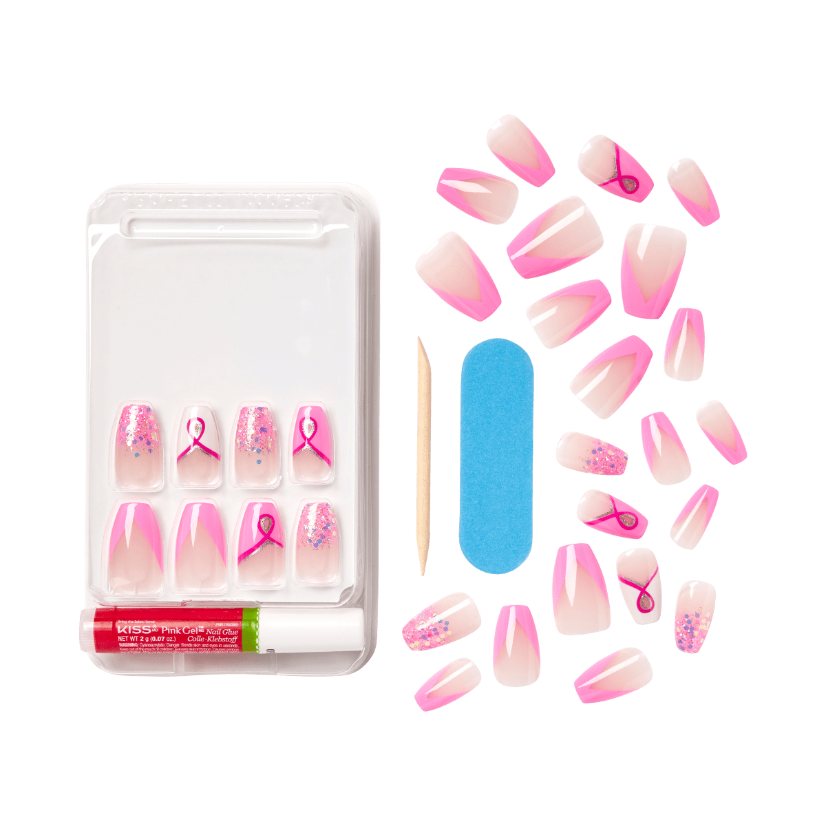 KISS Voguish Fantasy Limited Edition Nails - Pink Love