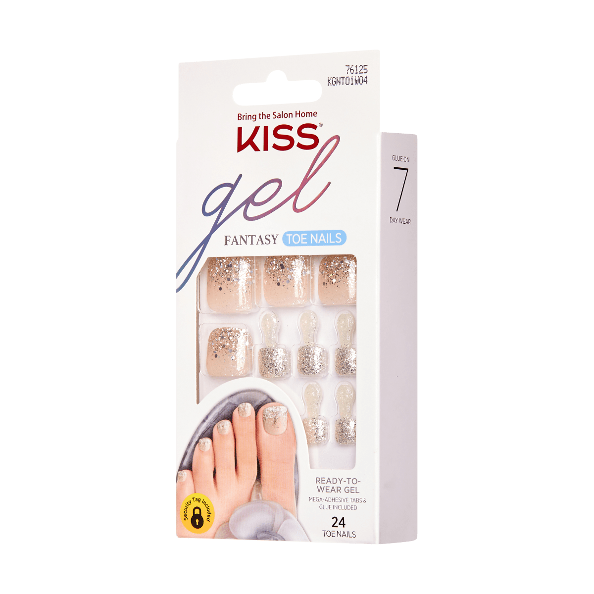 KISS Gel Fantasy Toenails - New Step