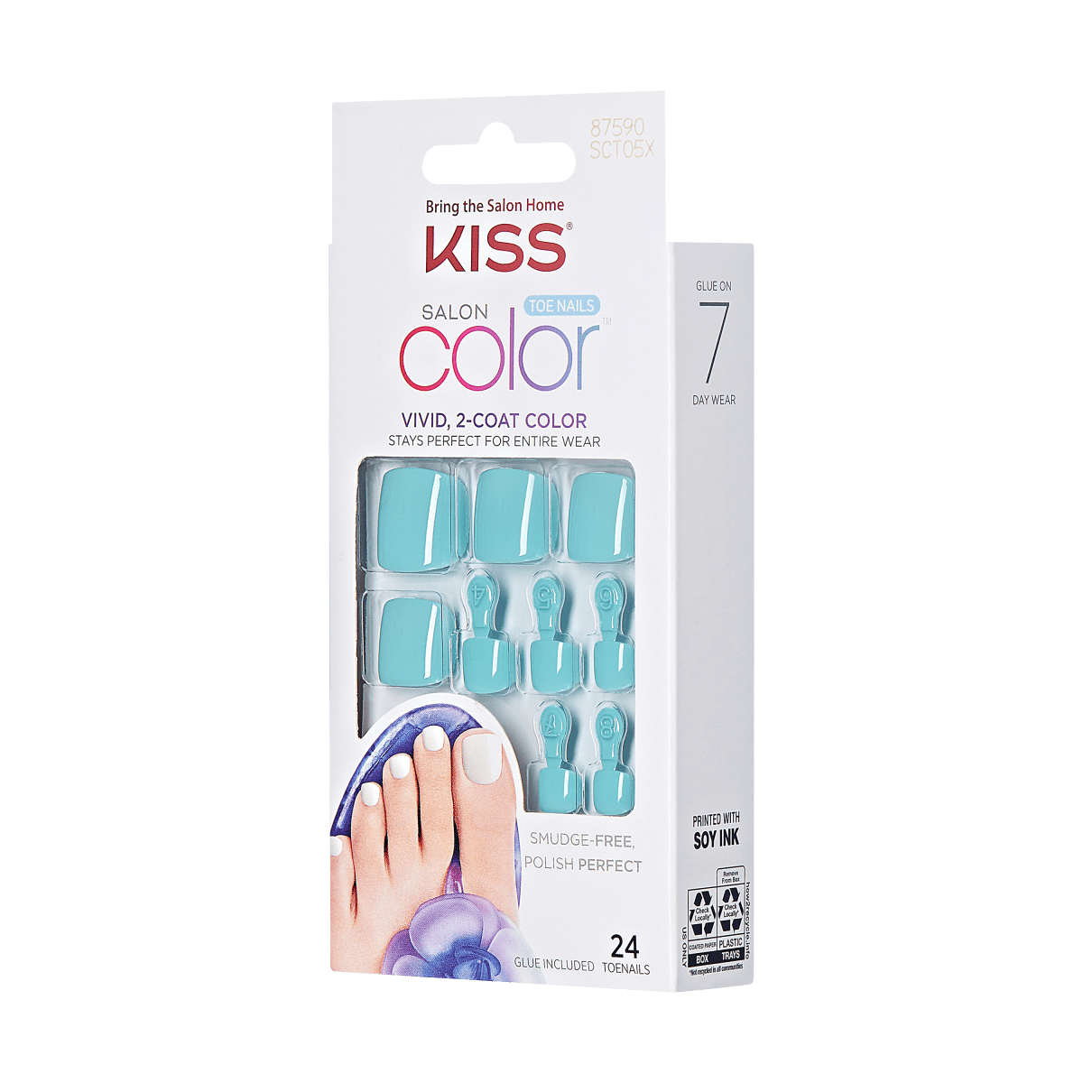 KISS Salon Color Toenails - Summer Feelings