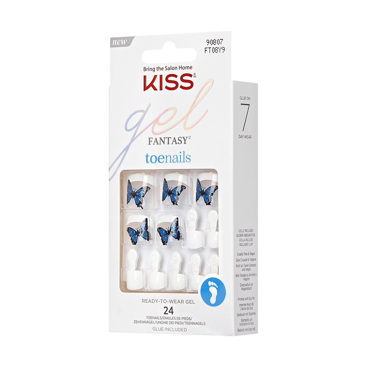 KISS Gel Fantasy Toenails - Oasis