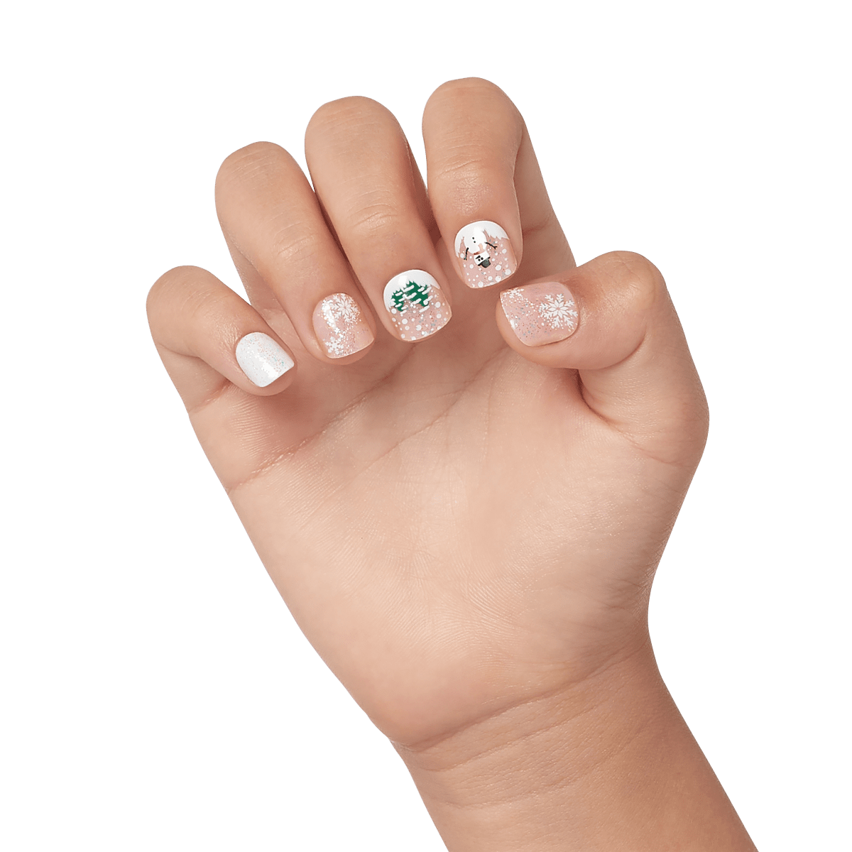 imPRESS MINI Holiday Press-On Nails - Frosty