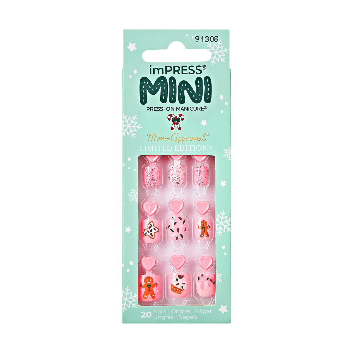 imPRESS MINI Holiday Press-On Nails - Christmas Treat