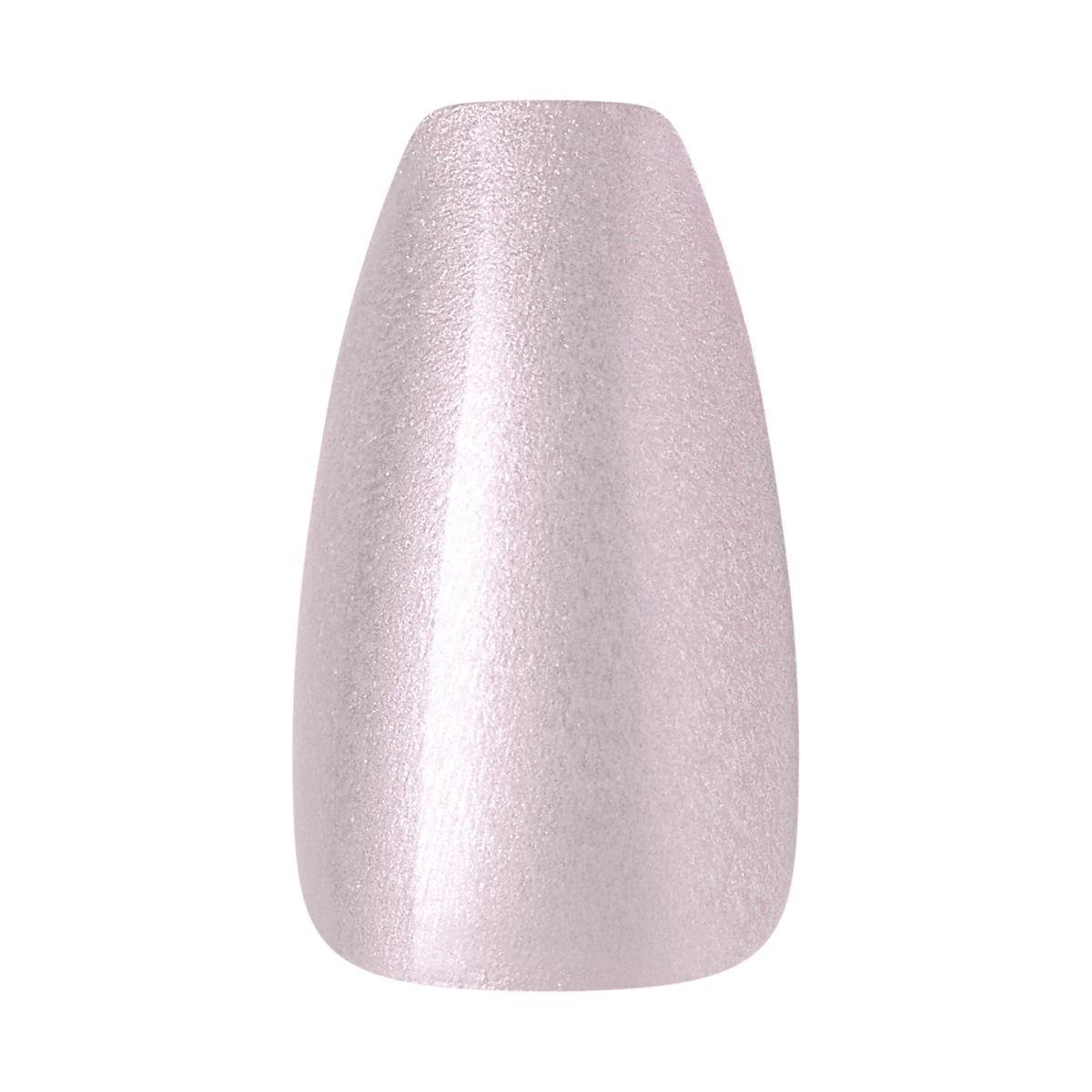 KISS Gel Fantasy, Press-On Nails, To Sparkle, Silver, Med Coffin, 28ct