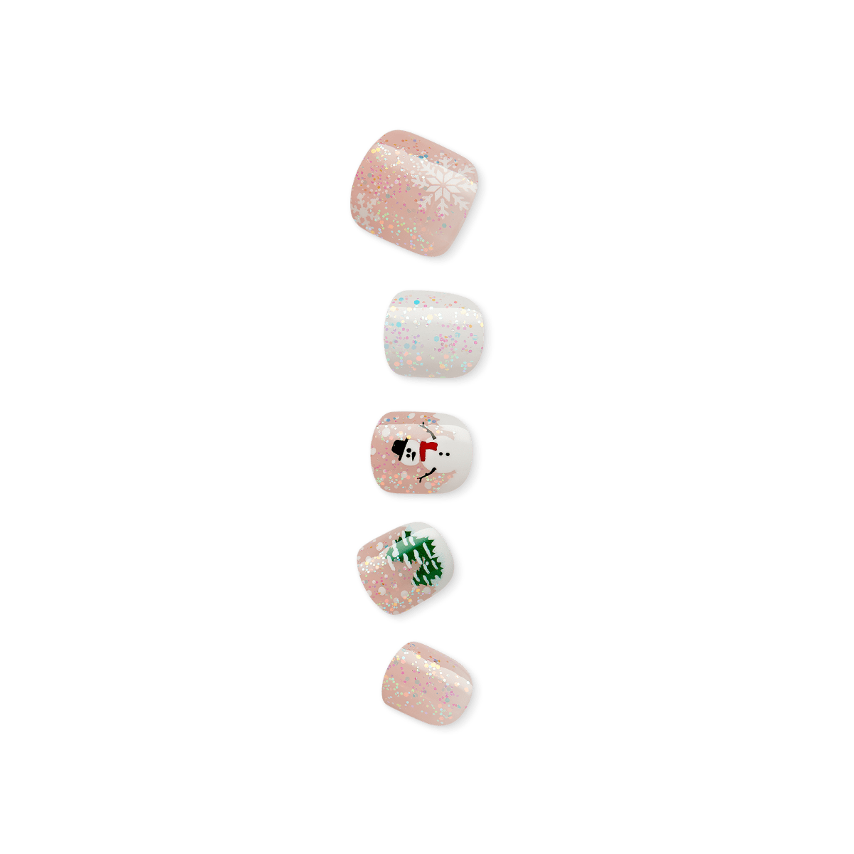 imPRESS MINI Holiday Press-On Nails - Frosty