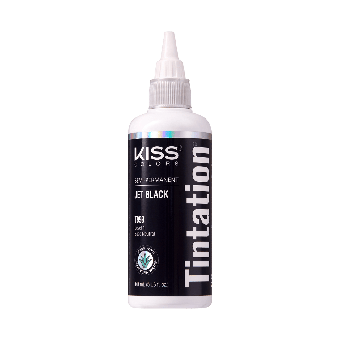 KISS Colors &amp; Care Tintation Semi-Permanent Color - Jet Black