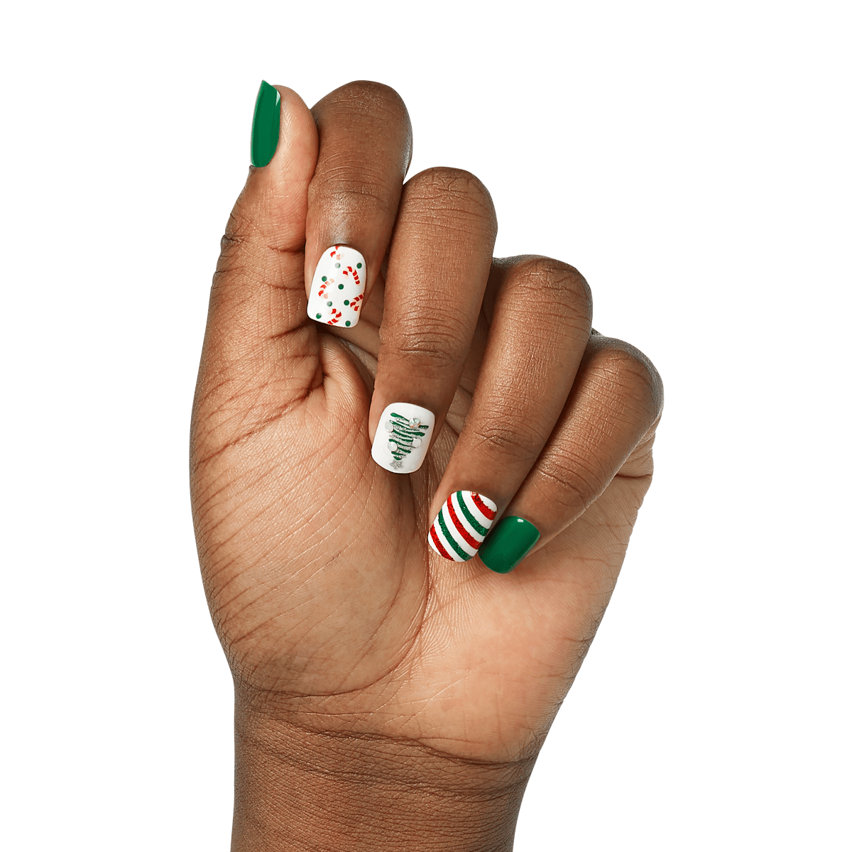 imPRESS Holiday Press-On Manicure - Santamental