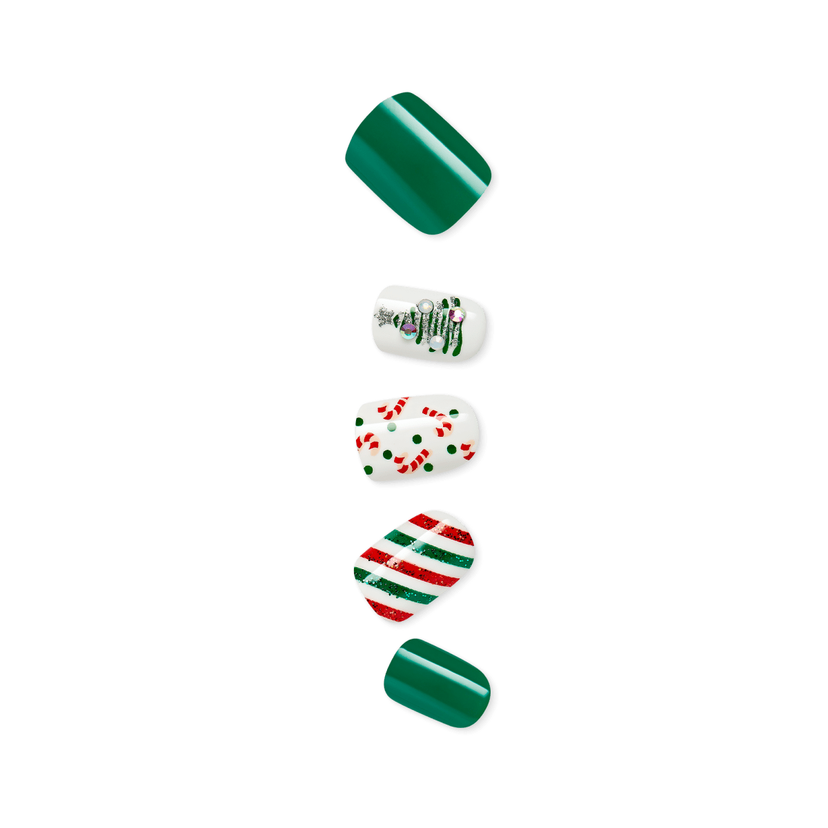 imPRESS Holiday Press-On Manicure - Santamental