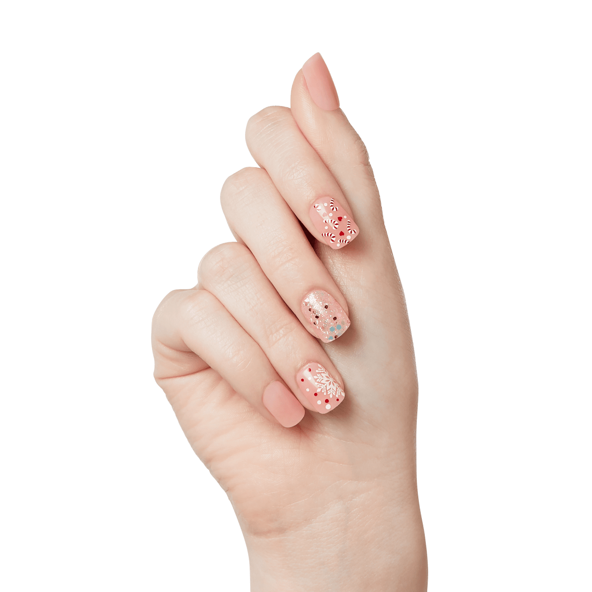 imPRESS Holiday Press-On Manicure - Snowy Village