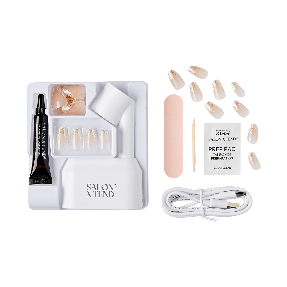 KISS Salon X-tend LED Soft Gel Starter Kit System - Idol