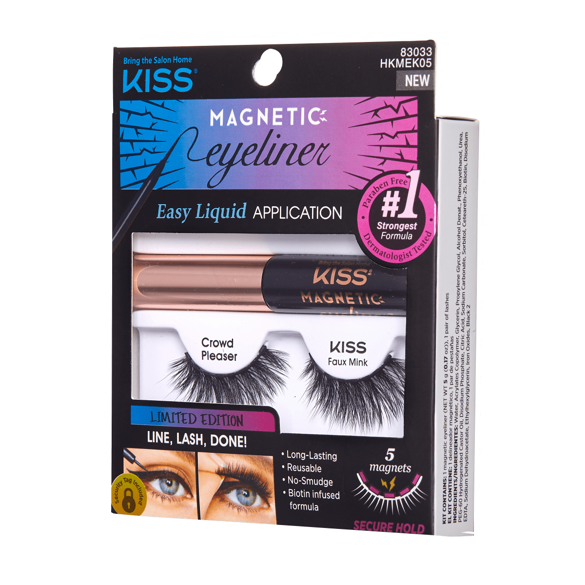 KISS Magnetic Eyeliner Kit Halloween Limited Edition KISS USA