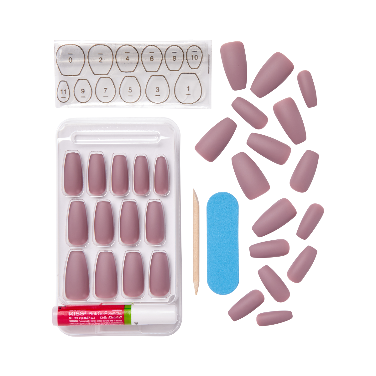 KISS Gel Fantasy Ready-to-Wear Gel Nails - Stick Together