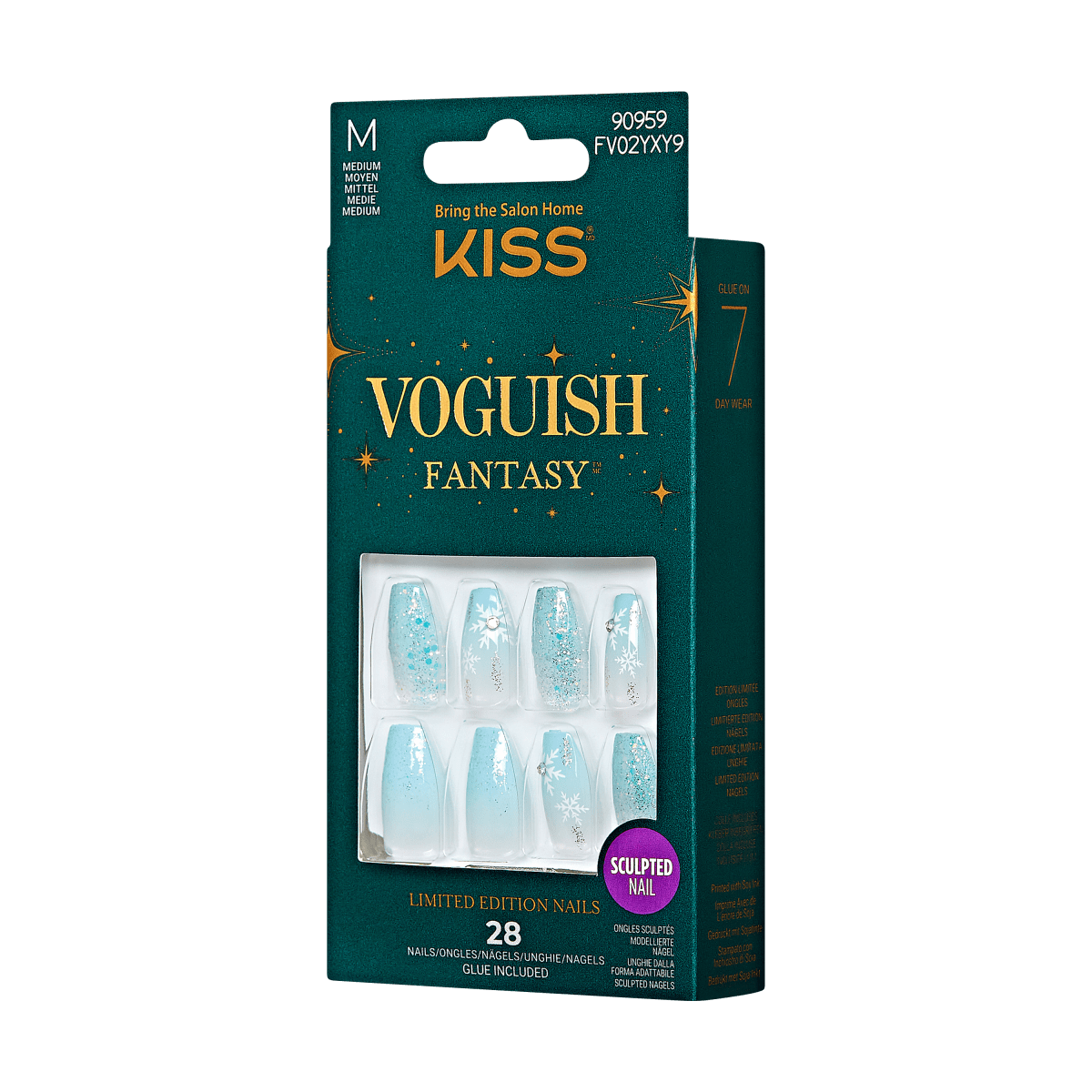 KISS Voguish Fantasy Holiday Nails - Bejeweled
